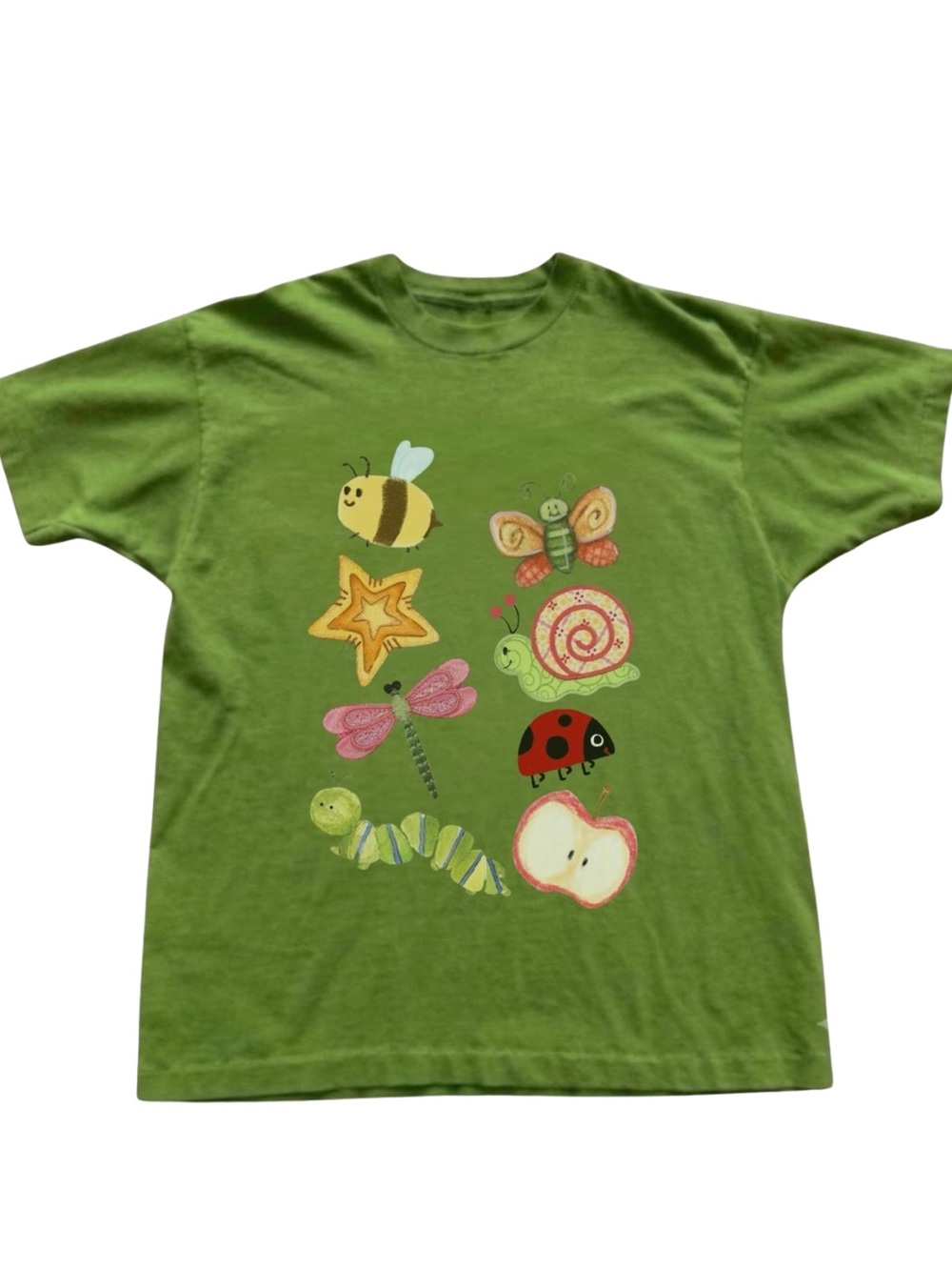 Gildan Green Insect & Nature Graphic Tee